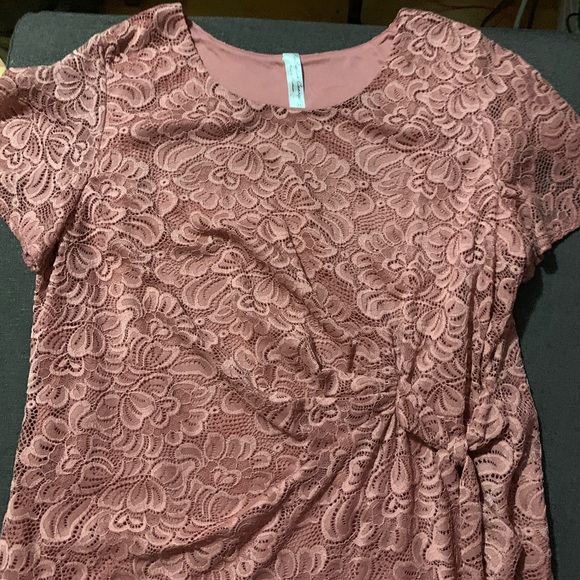 Peach vintage short sleeve top - Picture 3 of 3